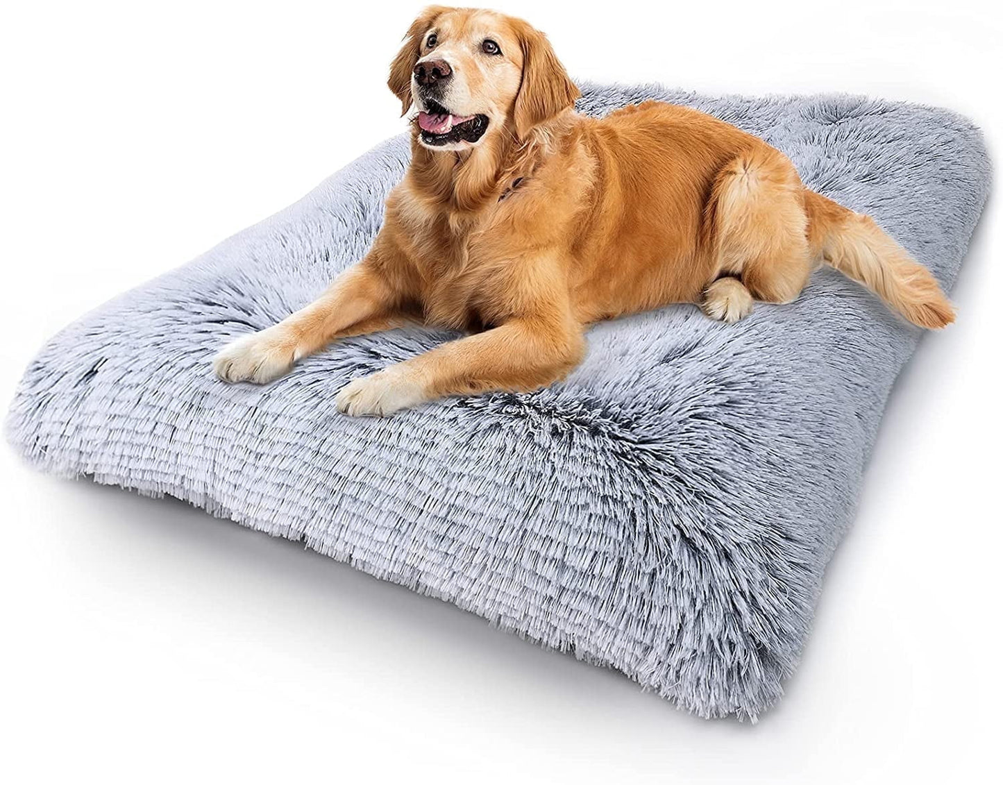 Large Dog Bed Washable Cat Dog Calming Mats Anti-Slip Bottom